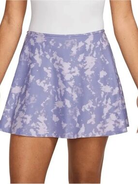 Nike Purple Tie-Dye Circle Skirt Golf  Dri-Fit Victory Flouncy Boxer Lined NWT